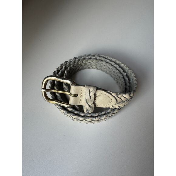 VTG‎ Capezio Cream Leather Braided Belt main image 4